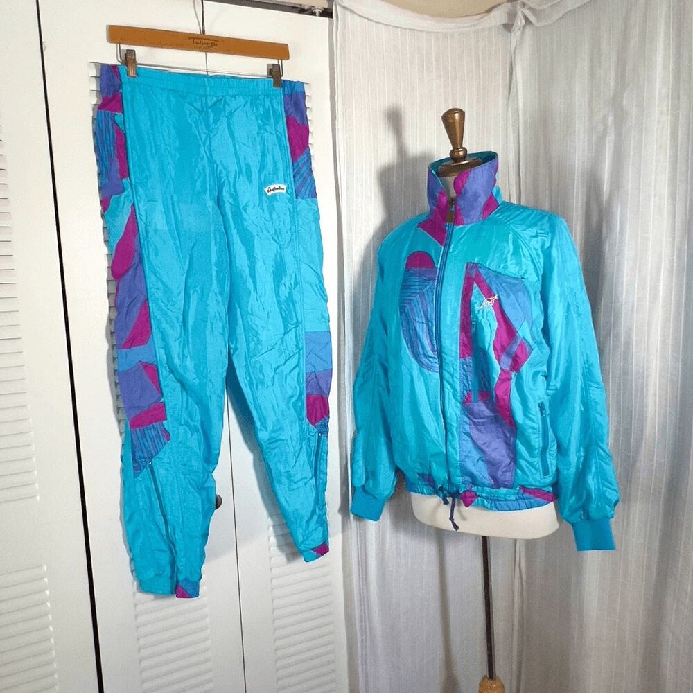 Australian by L'Alpina Ski Set Size 12 Vintage 80's Italian Retro Sportswear